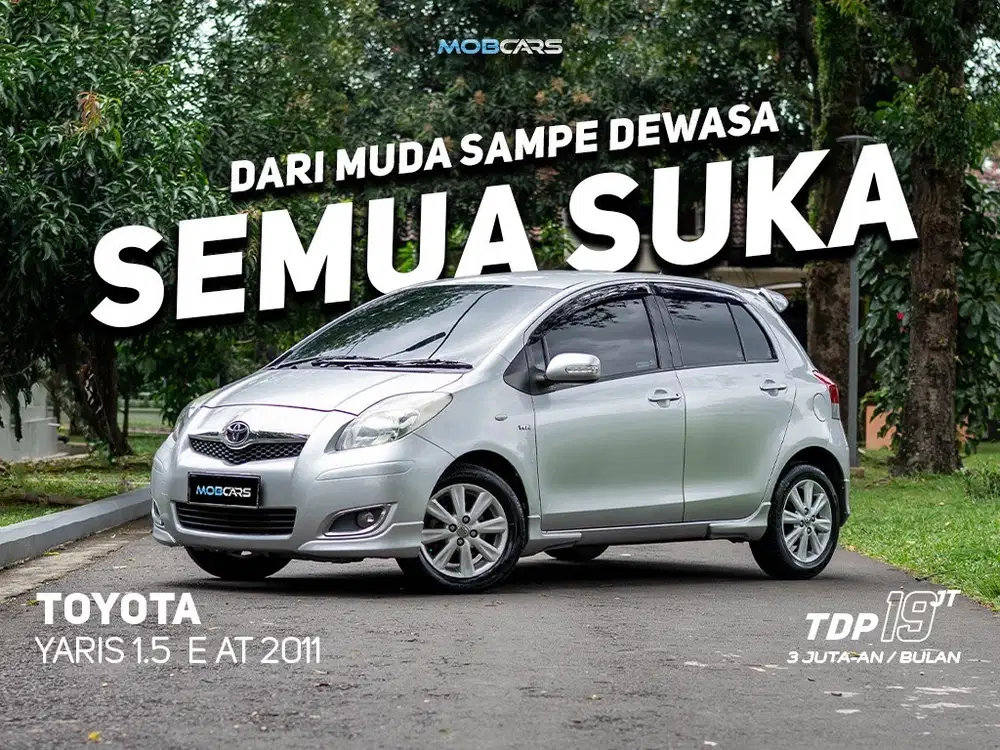 FREE SALDO E-TOLL 1 JT YARIS 1.5 E AT 2011 SILVER