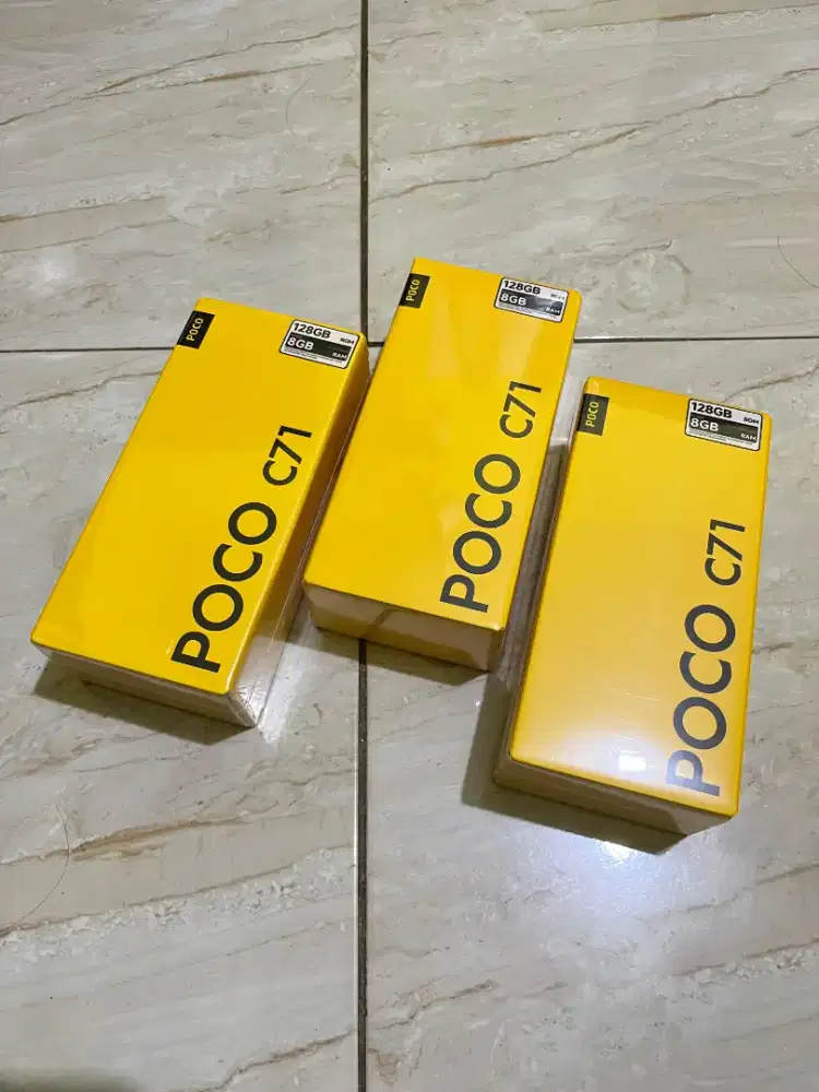 Poco C71 4+4/128gb Unit Baru
