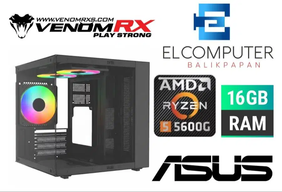 CPU GAMING RYZEN [RYZEN 5 5600G - VGA RADEON VEGA 7 - RAM DDR4 16GB]