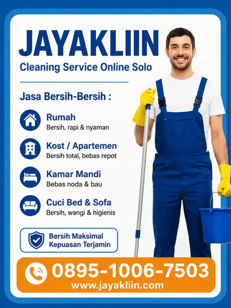 Jasa Cleaning Service Solo Panggilan Murah & Profesional