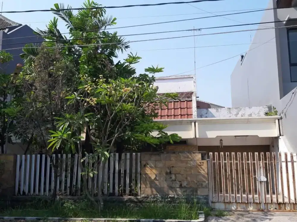 DIJUAL Rmh Lama di Manyar Kartika hitung tanah saja murah tengah kota