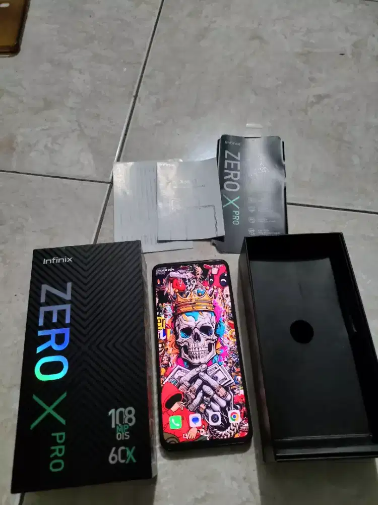 Infinix zero x pro 8/256gb baca minus