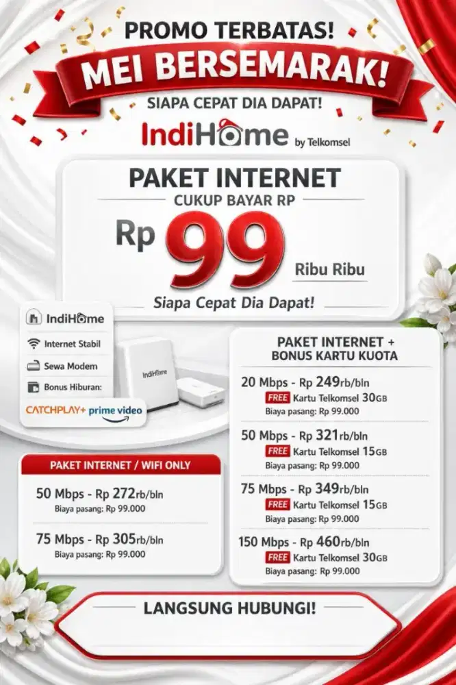 Pemasangan Wifi Indihome