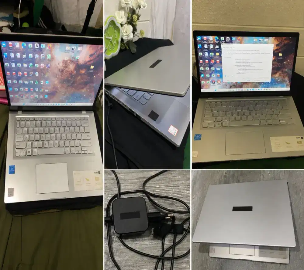 Asus X415MA Celeron N4020 RAM 4GB SSD 256GB Fullset Mulus