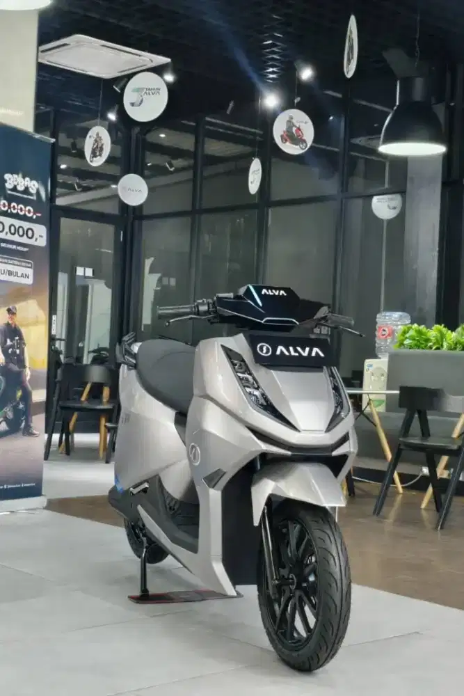 KREDIT MOTOR LISTRIK ALVA, CICILAN 0% PAKE KREDIVO.