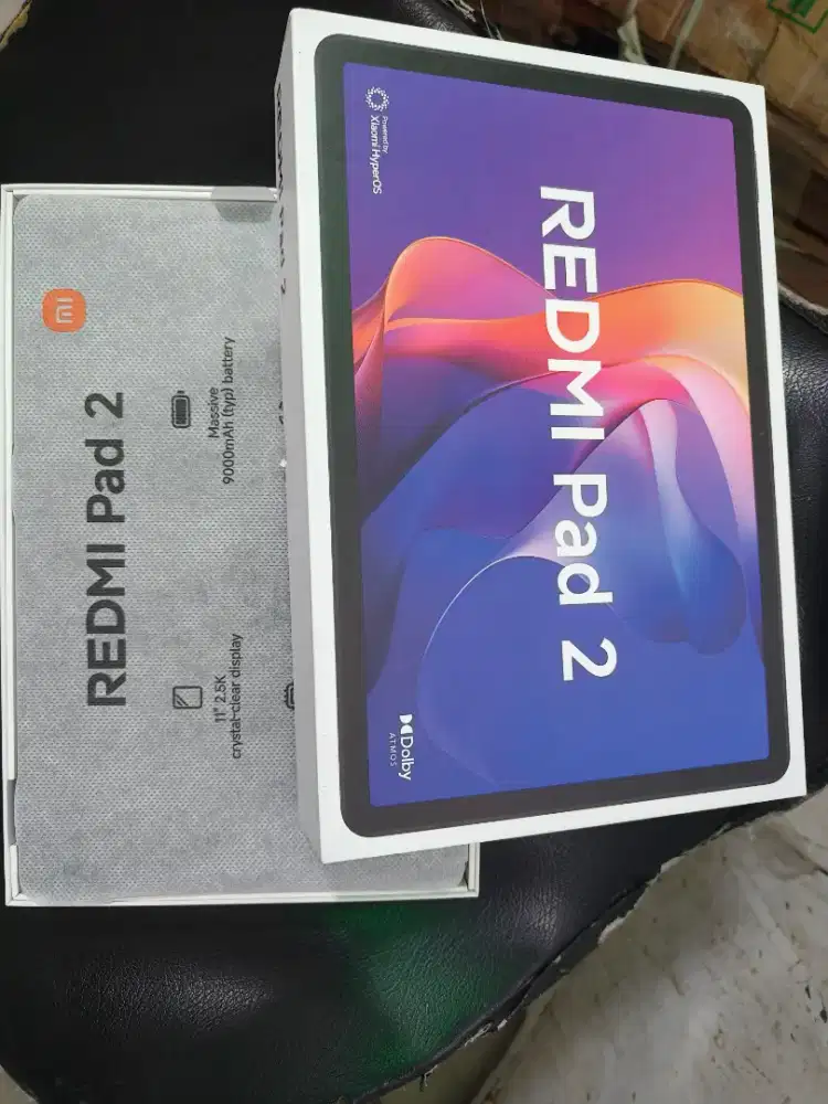 Hp Redmi Pad 2 ram 4/128gb kondisi msh grs resmi 10bln like new