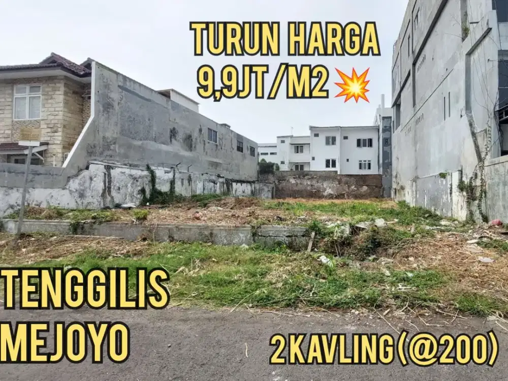 ‼️SELANGKAH KAMPUS UBAYA‼️ TANAH TENGGILIS RUNGKUT MEJOYO SURABAYA TIMUR. COCOK UNTUK USAHA KOS