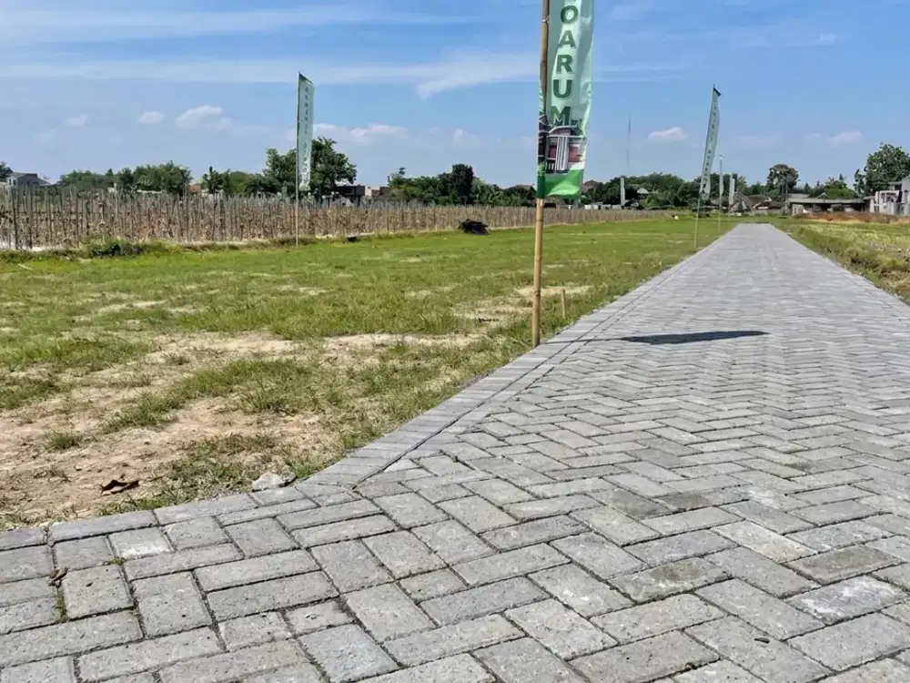 Tanah SHM Sidoarum Godean 8 Menit Kampus UNU Jogja