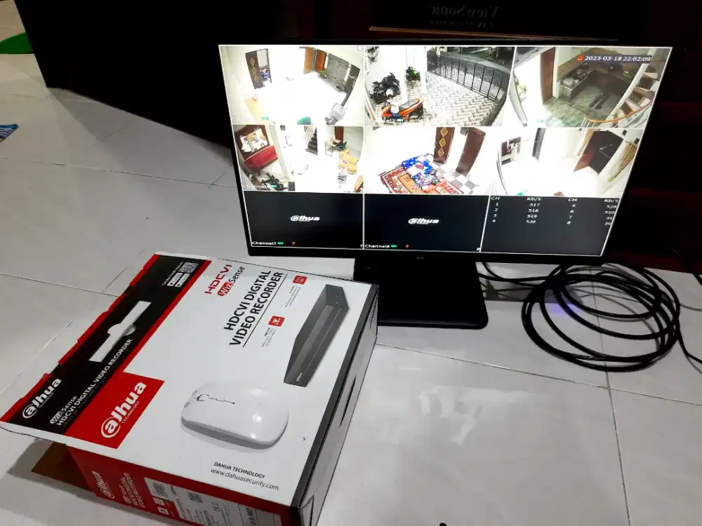 Paket cctv murah dahua full hd jamin jernih gratis instalasi