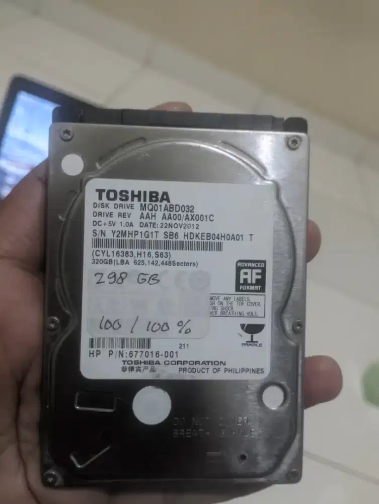 Harddisk Toshiba 320GB