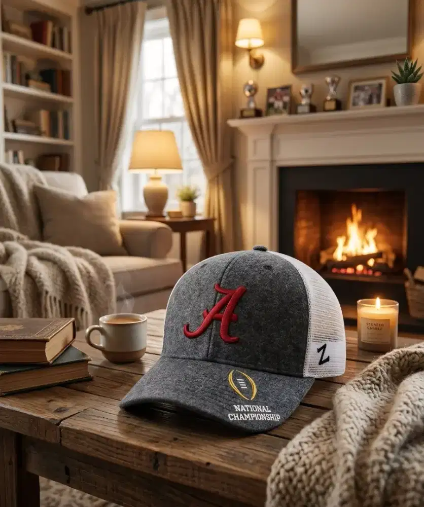 Topi Trucker Baseball Vintage Alabama Crimson Tide Zhepyr Ori Second