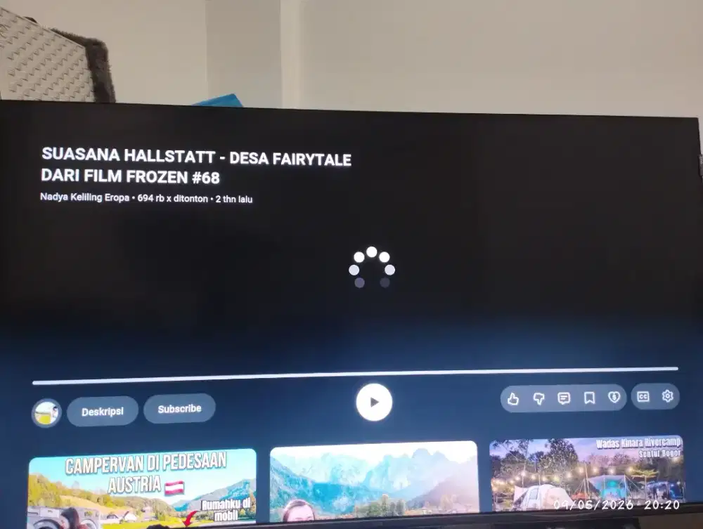 TV TCL 43 inch bekas