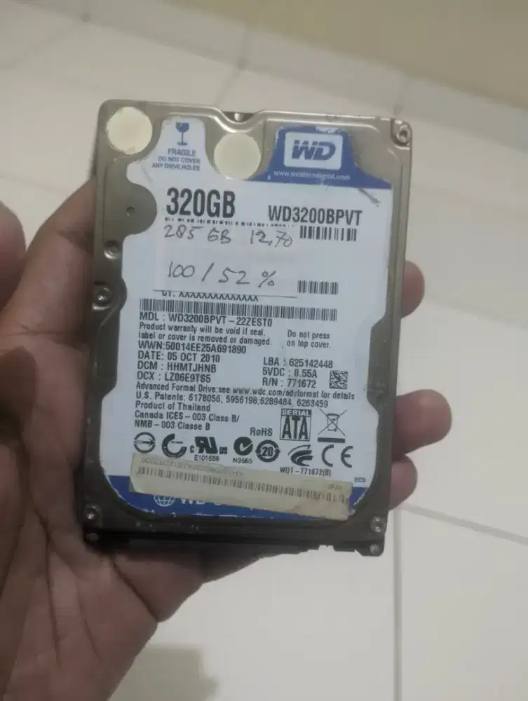 Harddisk WD 320GB