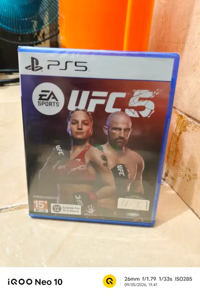 LIKE NEW !! KASET BD PS5 UFC 5 REGION 3 ASIA • LIKE NEW (SEKALI PAKAI)