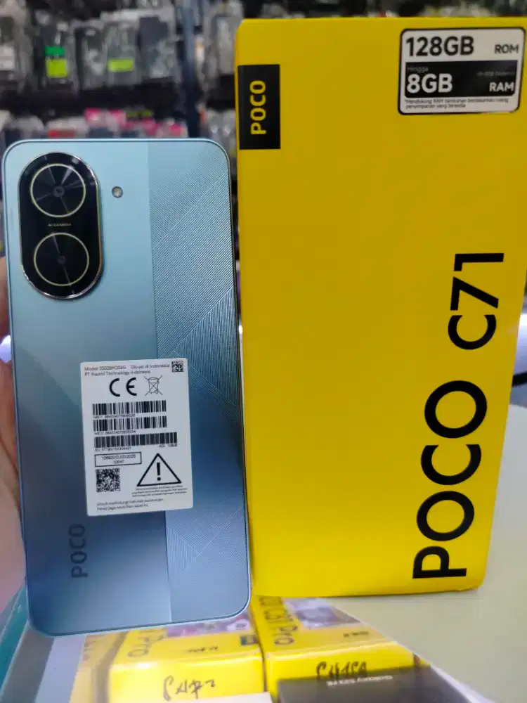 Poco C71 Ram 4+4GB Rom 128GB Second Like New Garansi Panjang