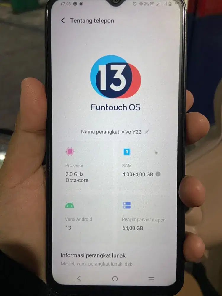 Handphone vivo y22