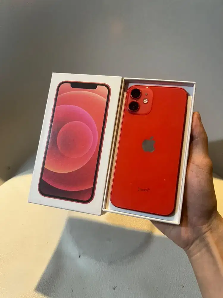 iPhone 12 Mini Red 64GB Original Mulus Fullset