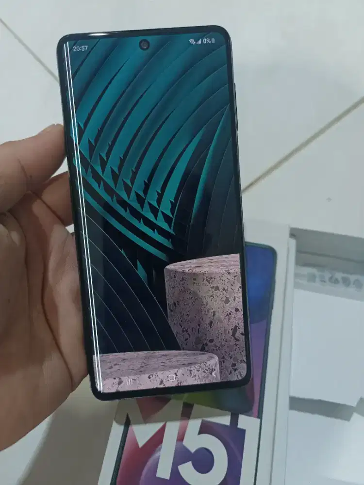 Second Samsung M51 8/128gb ex sein mulus HP+dus murah meriah