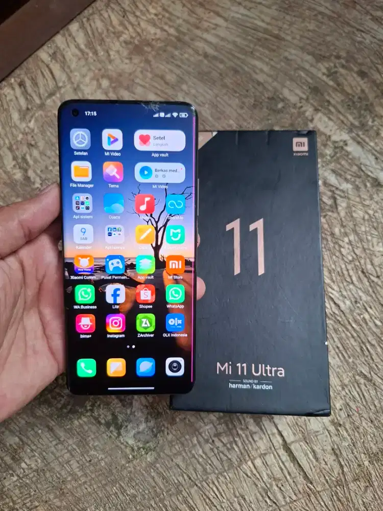 Xiomi mi 11 ultra 5G 12/256 resmi fullset