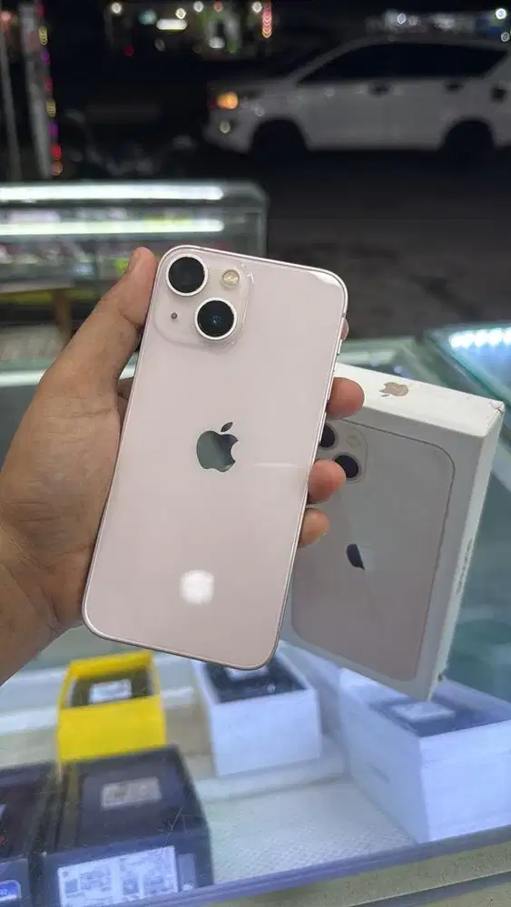IPHONE 13 MINI PINK 128GB ALLOP BH 77% SUPER MULUS BISA TUKAR TAMBAH
