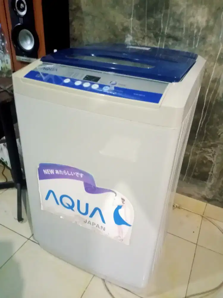 mesin cuci aqua 9kg mulus jooz