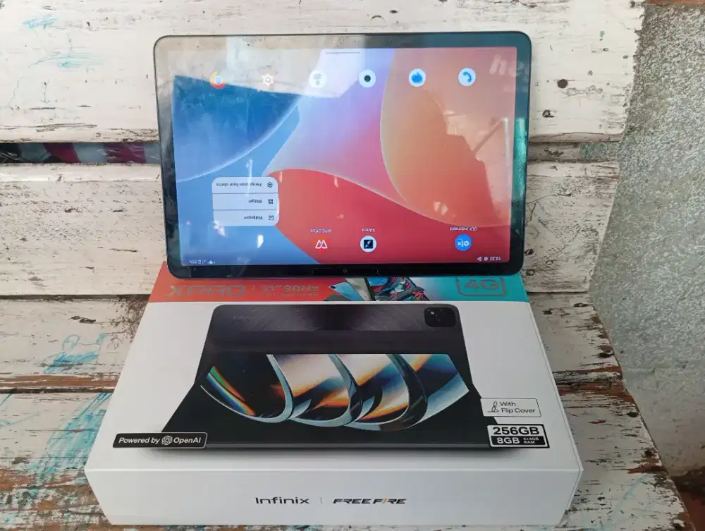 Infinix xpad ram 8 4+4/256 GB no minus