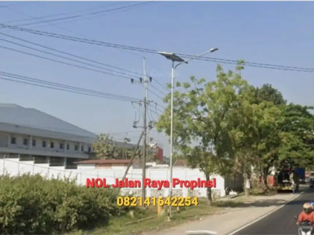 JUAL, Tanah LD 101 mtr NOL Jalan Raya Propinsi, Caruban MADIUN Strategisss