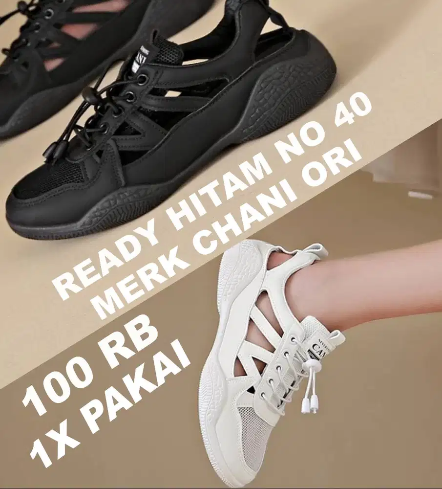 SEPATU  hitam merk chani original NO 40