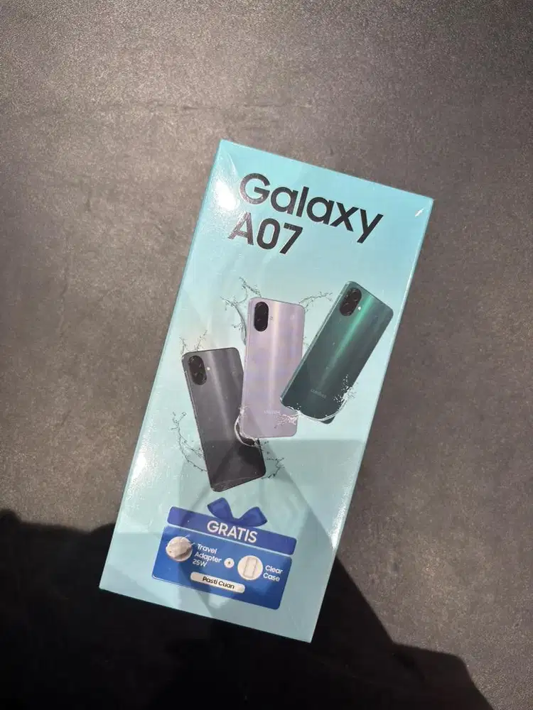 JUAL RUGI SALAH WARNA SAMSUNG A07 4/64 FREE CASE ORIGINAL