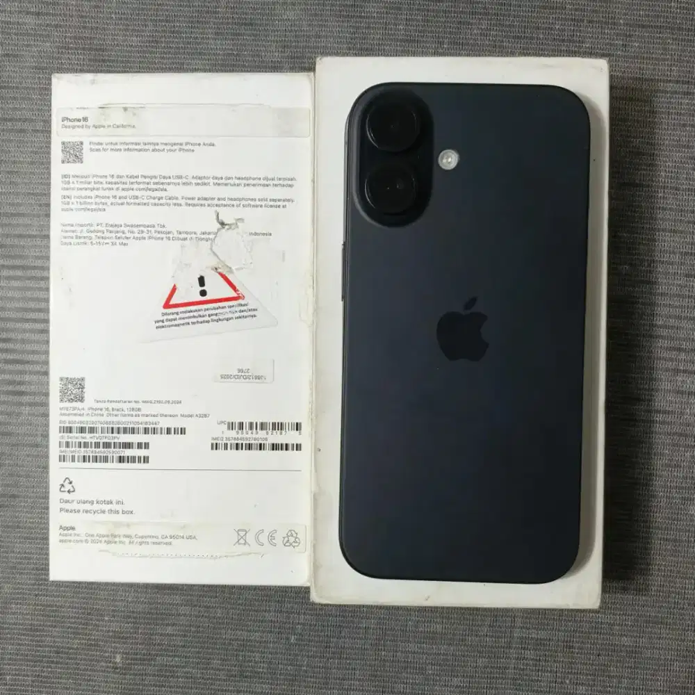 Iphone16 128gb 12,9juta