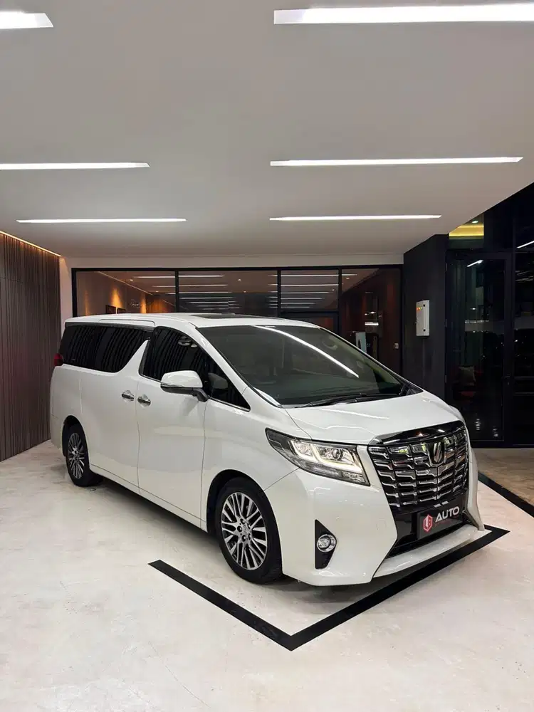 Toyota Alphard 2.5 G ATPM 2016 Putih Km123rb Nik 2015 D1469GH