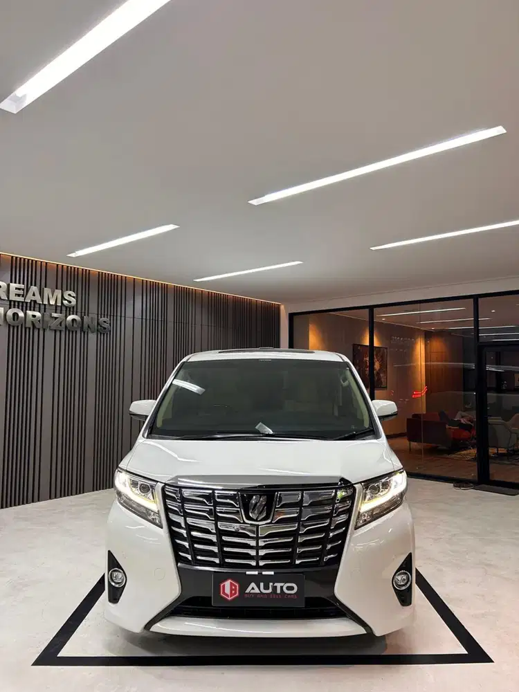 Toyota Alphard 2.5 G ATPM 2016 Putih Km123rb Nik 2015 D1469GH