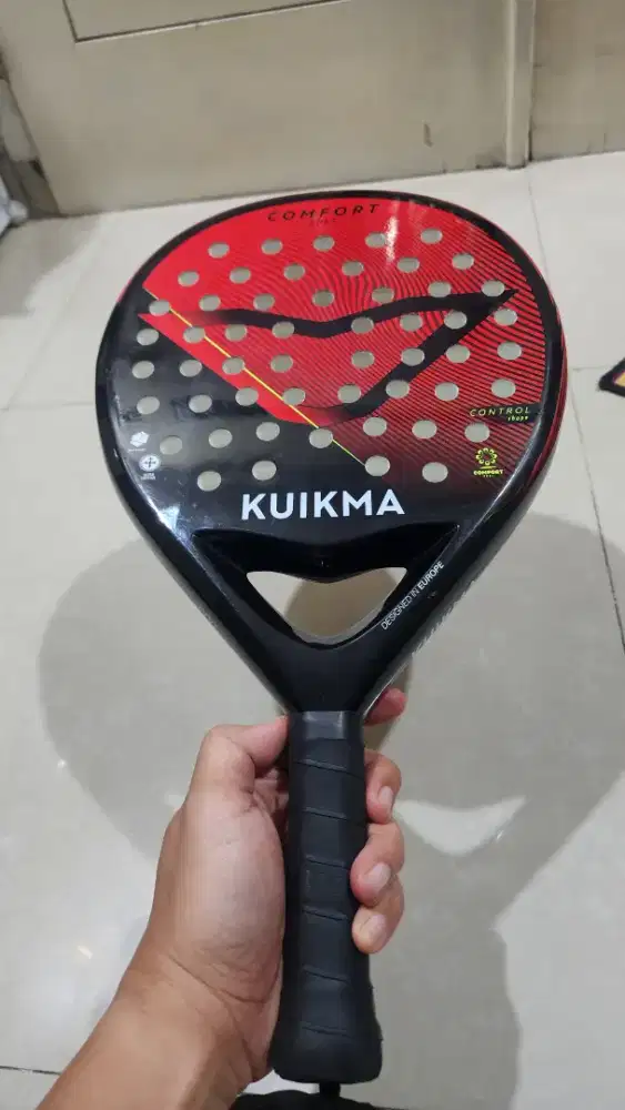Raket padel murah kuikma free protector