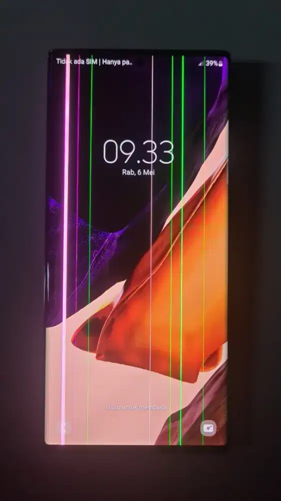 Samsung note 20 ultra minus green screen ( batangan)