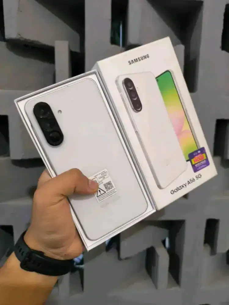 Samsung a56 5G 8/256 fullset kcuali adaptor
