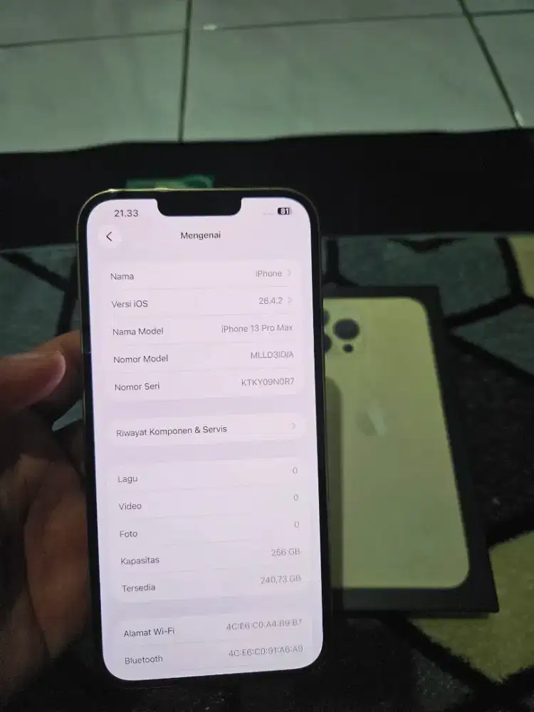 Iphone 13 pro max 256gb digimap ibox