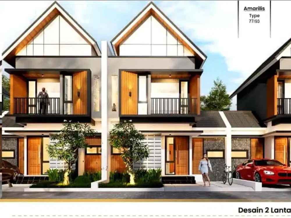 Rumah  Modern 2 Lantai Pesan Bangun Dekat Ke UMS