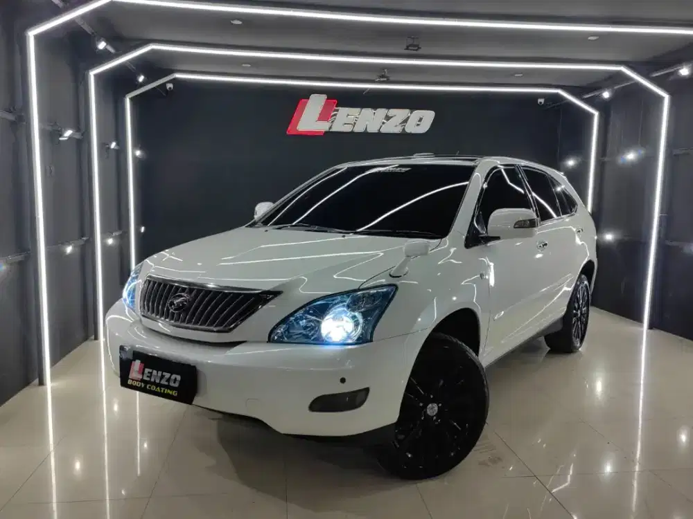 Km91rb PajakBaru27 Harrier L Premium 2012 Putih Lenzo mobil