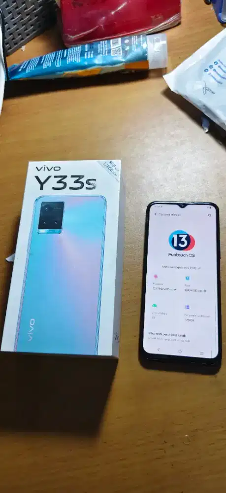JUAL BU VIVO Y33s RAM 8+4GB ROM 128GB