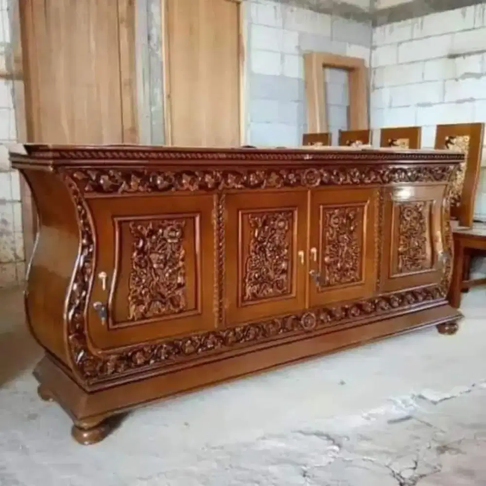 Bufet tv tempahan jepara