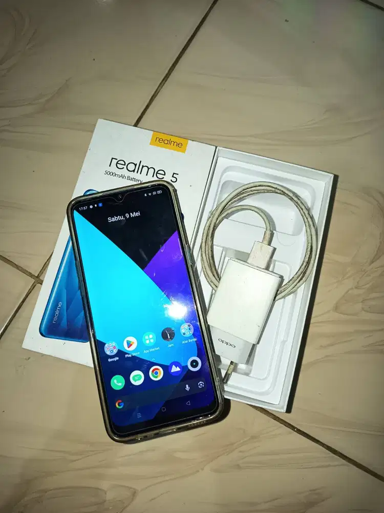 Realme 5 Ram 4/128 full set, no minus barang istimewa