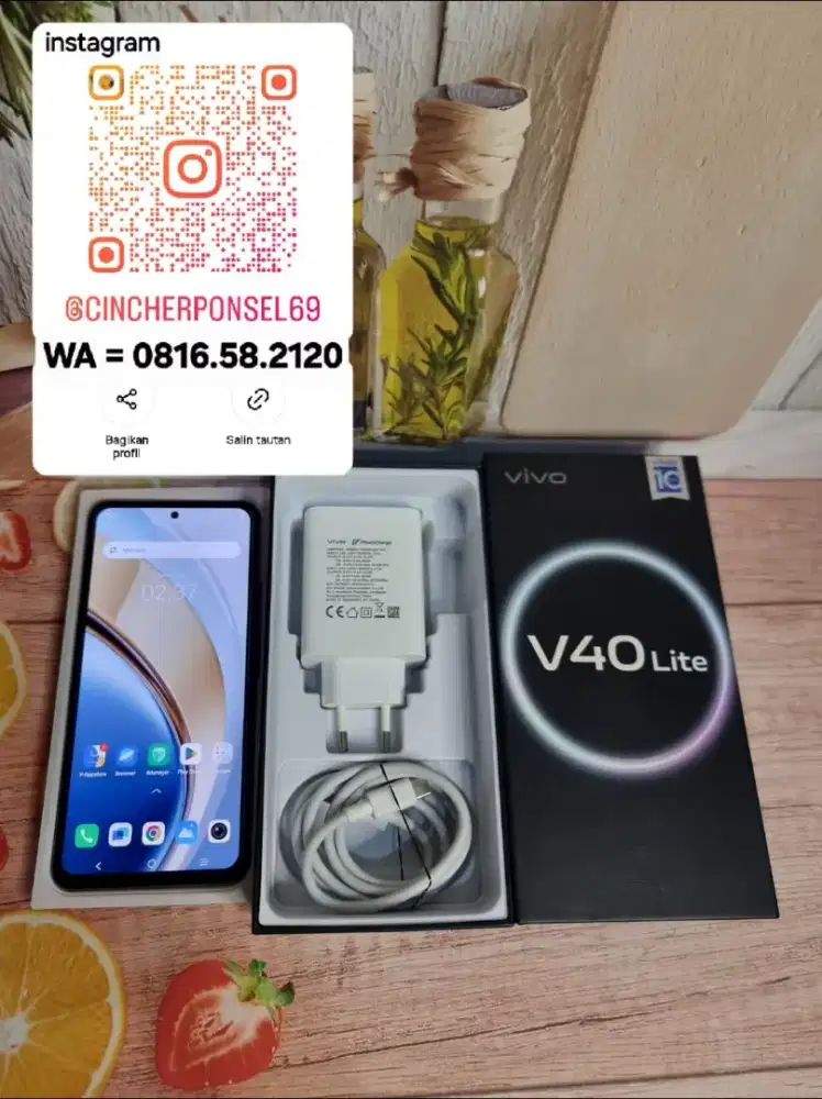 Jual hp siap pakai
Vivo V40 lite ram 8gb likenew grns juli 2026