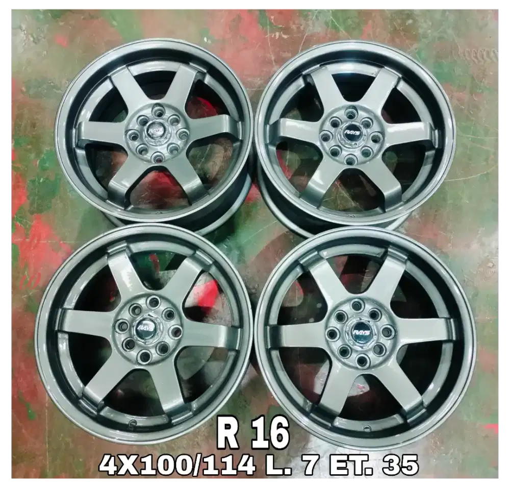 VELG TE37 RING 16 GREY