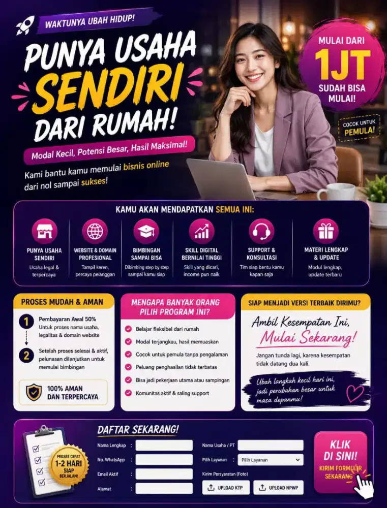 Cari Loker susah ? Mending Bangun Usaha Sendiri