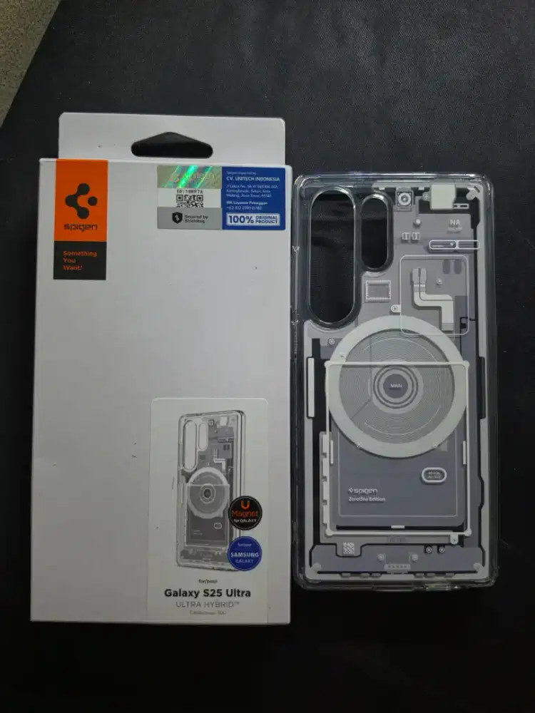 Case Spigen Samsung Galaxy S25 Ultra Zero One White Pemakaian Pribadi