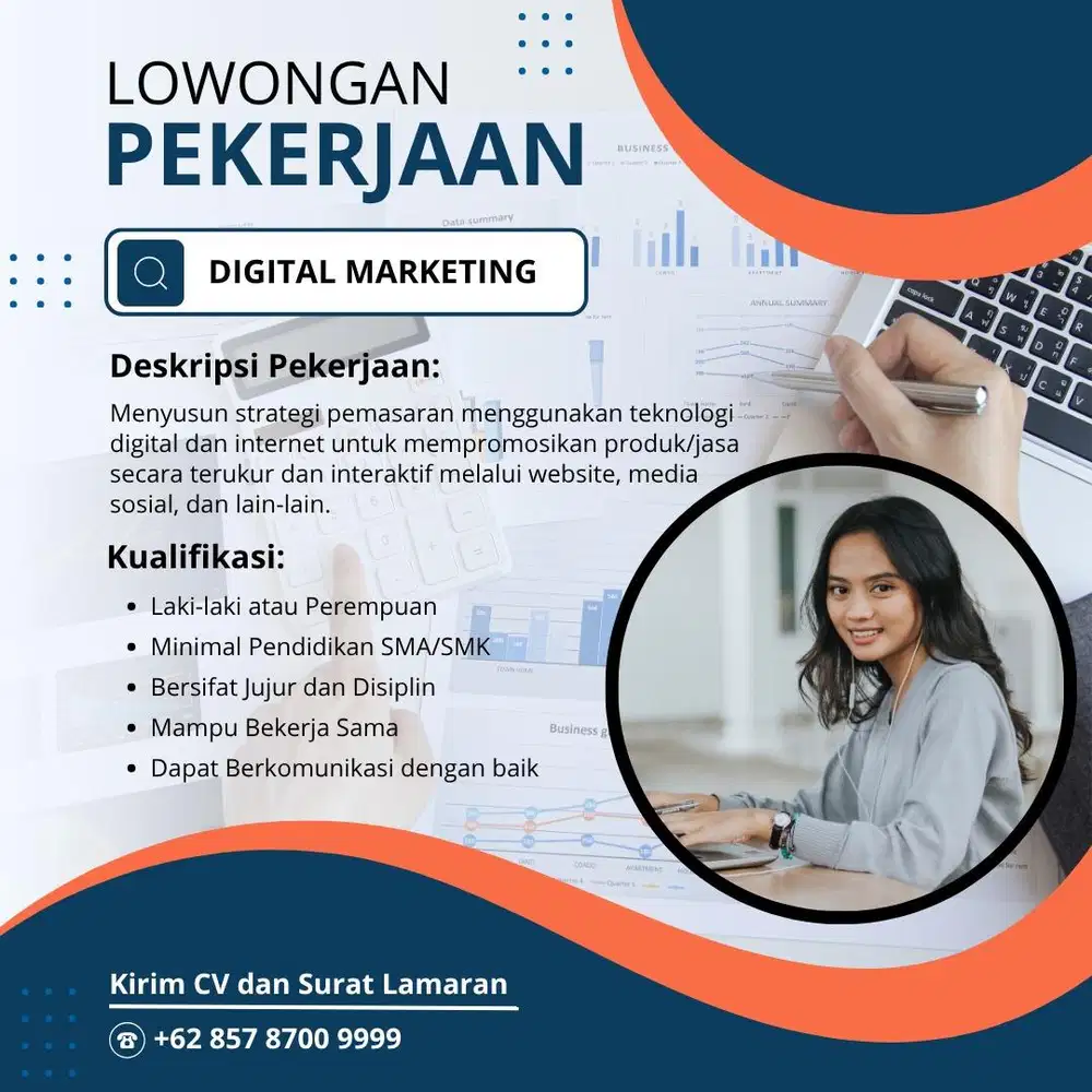 LOWONGAN PEKERJAAN - Digital Marketing