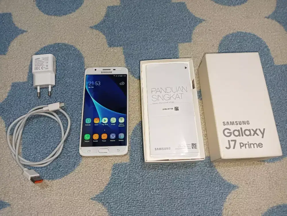 Samsung J7 Prime Gold Ram 3/32gb Normal Lengkap