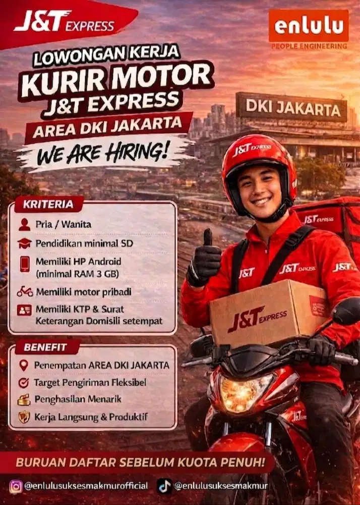 KURIR MOTOR J&T EXPRESS