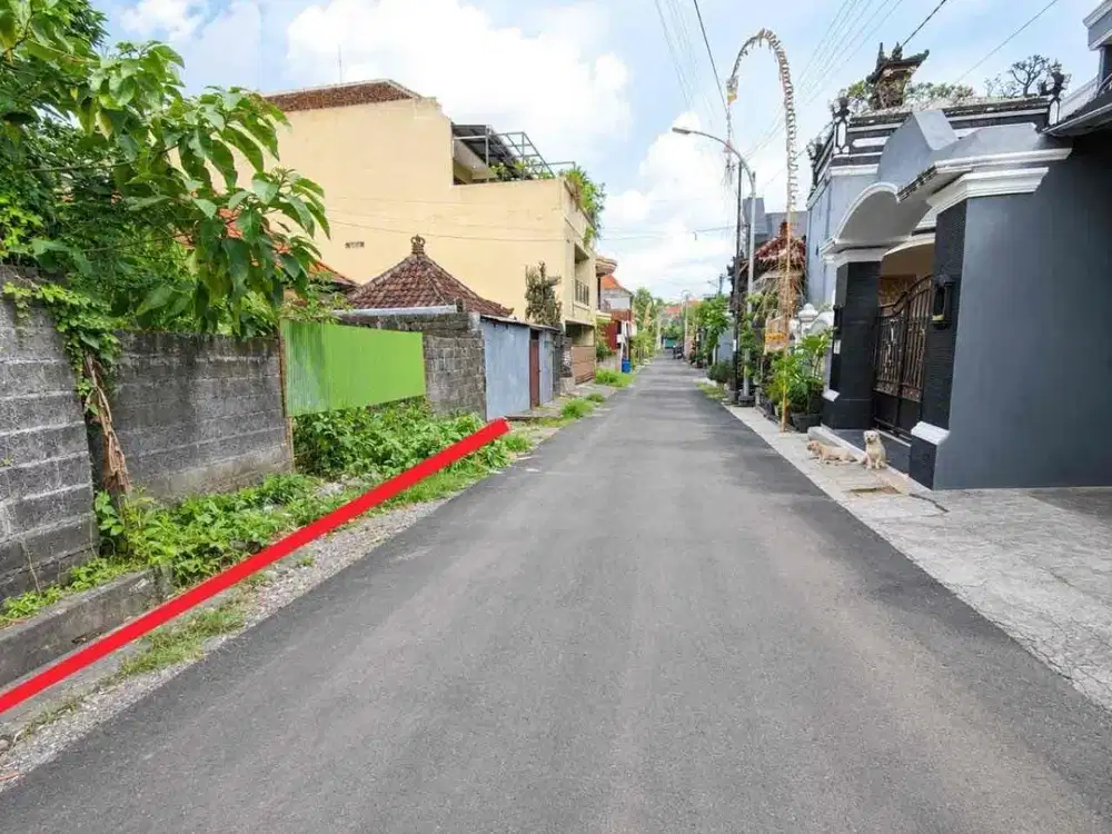 Tanah Strategis Jl Giri Puspa Tembusan Taman Griya Jimbaran