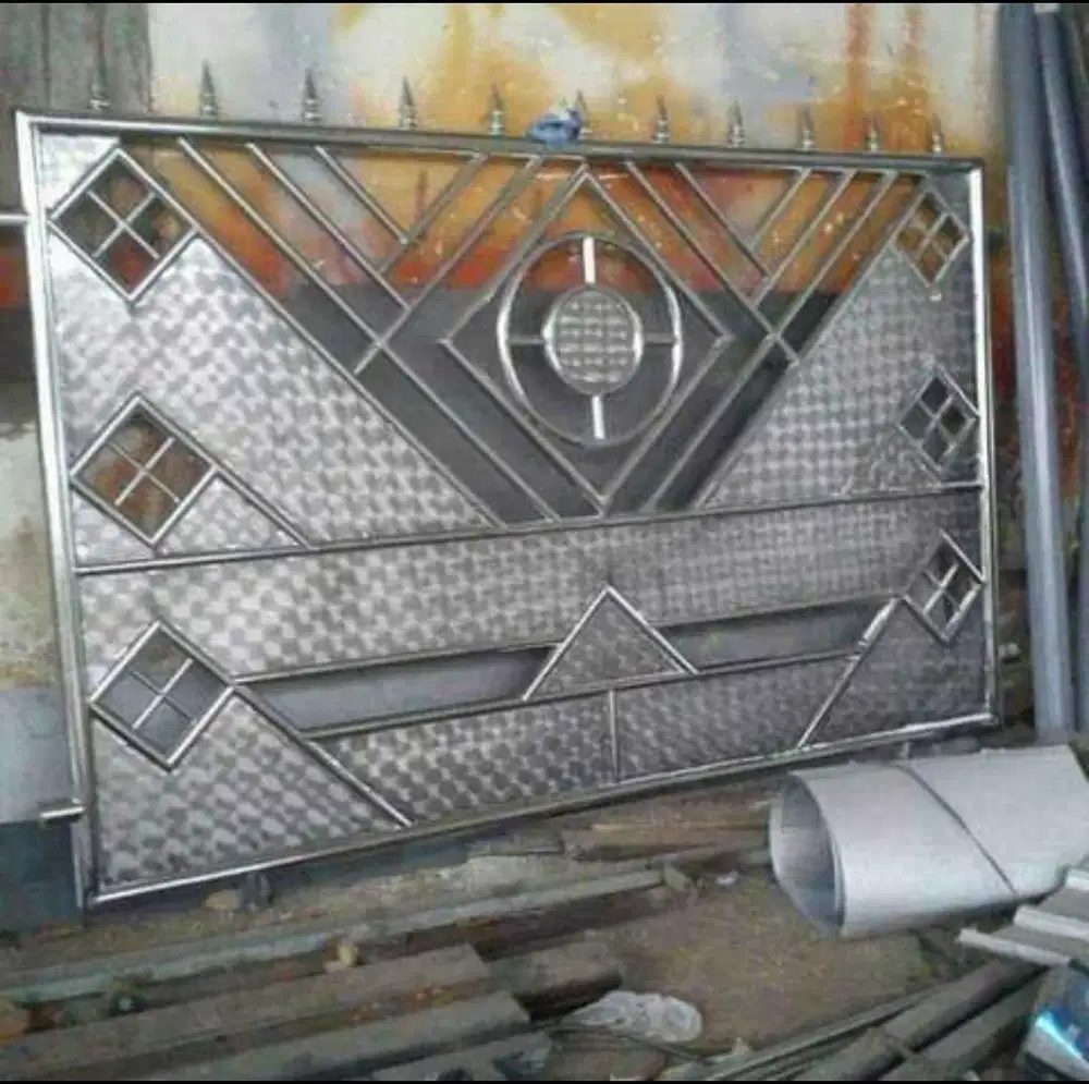 Pagar stainles plat